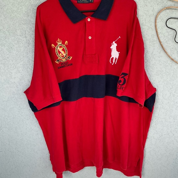 Ralph Lauren Other - Polo Ralph Lauren Red and Navy Polo Shirt